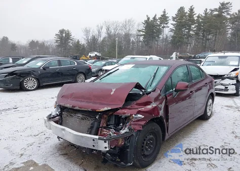 2013 Honda Civic Lx из США, поврежденный, VIN 2HGFB2F51DH599979